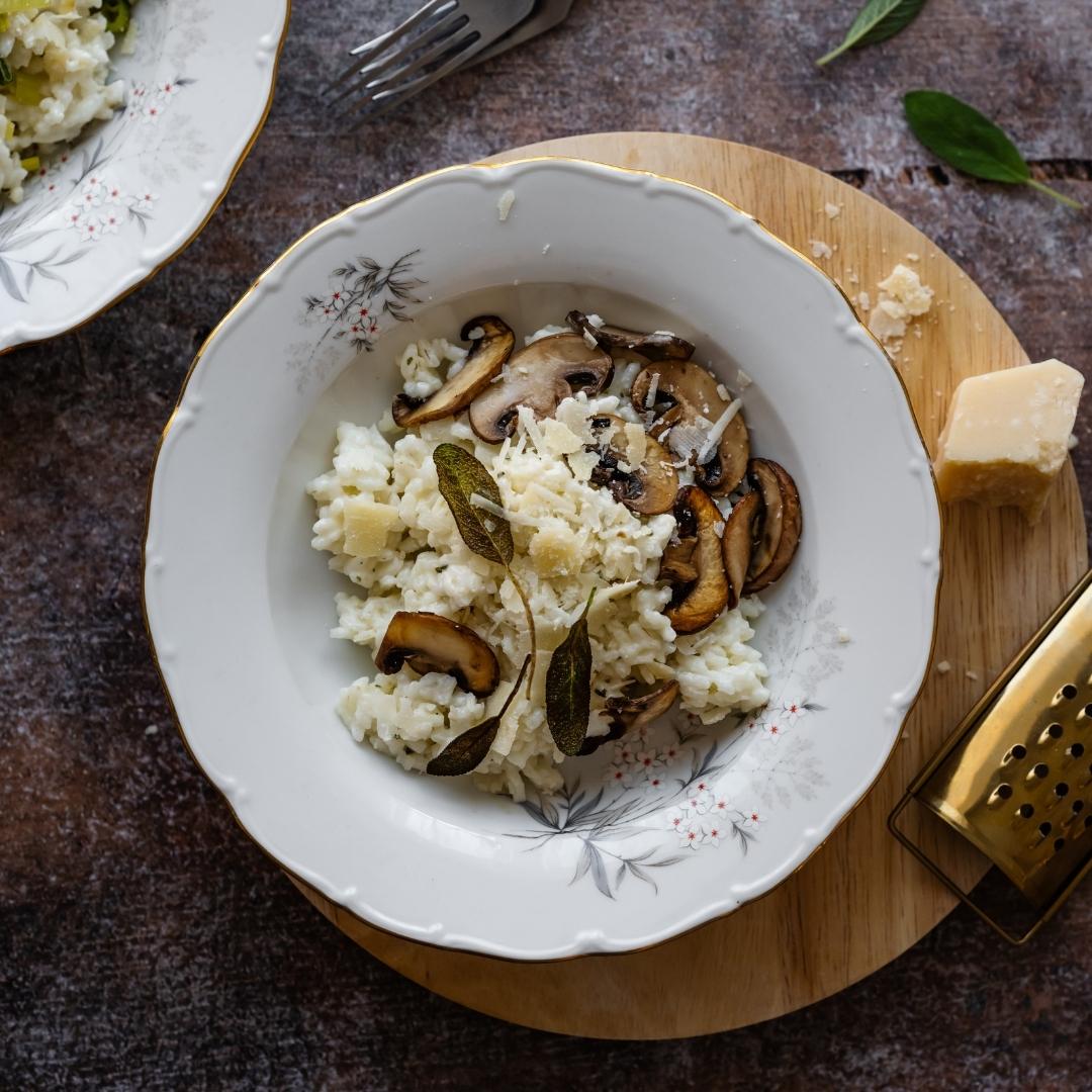 Volkoren Risotto met Champignons